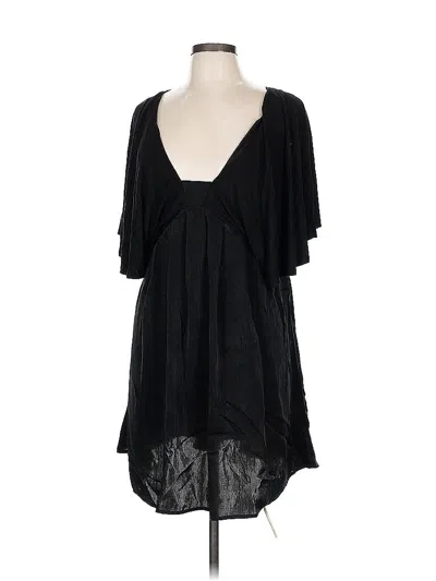 Pre-owned Sugar Lips Casual Dress In Black