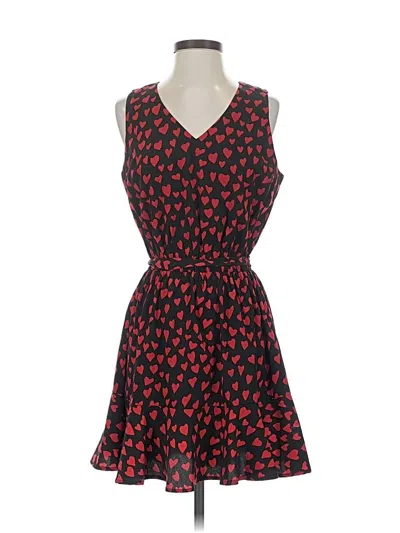 Pre-owned Sugar Lips Casual Dress In Black