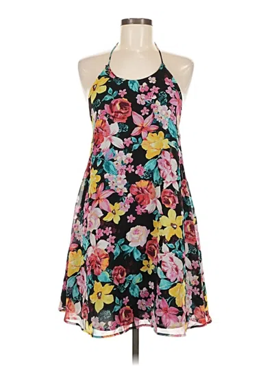 Pre-owned Sugar Lips Casual Dress In Black