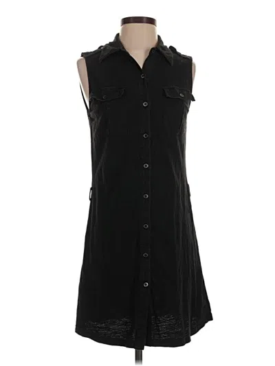 Pre-owned Sugar Lips Casual Dress In Black
