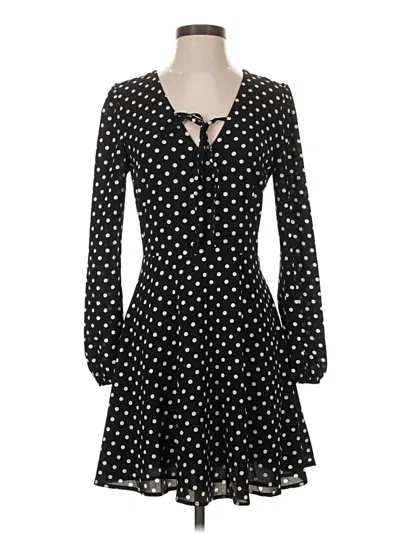 Pre-owned Sugar Lips Casual Dress In Black