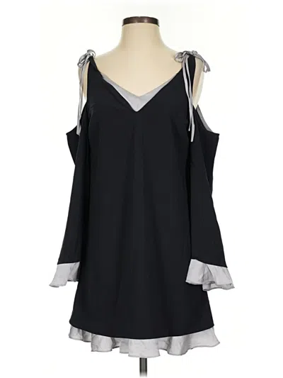 Pre-owned Sugar Lips Casual Dress In Black