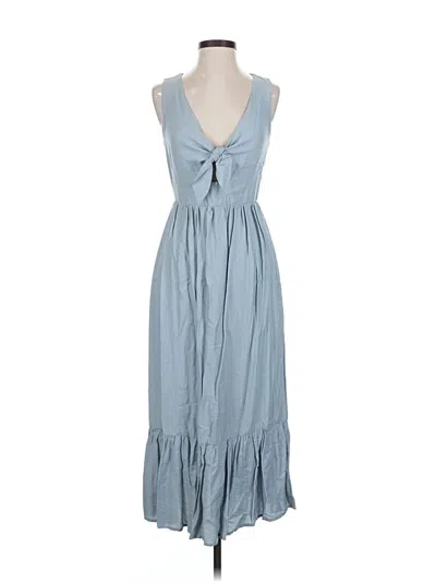 Pre-owned Sugar Lips Casual Dress In Blue