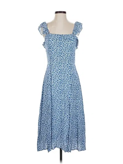 Pre-owned Sugar Lips Casual Dress In Blue
