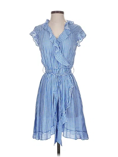 Pre-owned Sugar Lips Casual Dress In Blue
