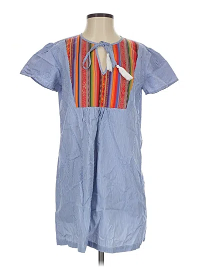Pre-owned Sugar Lips Casual Dress In Blue