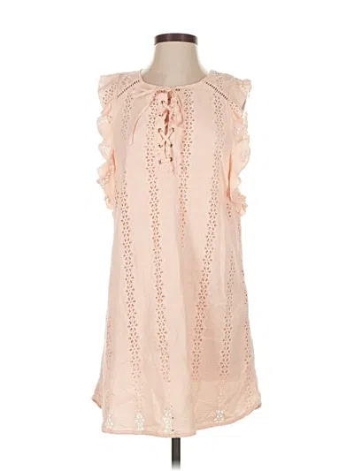 Pre-owned Sugar Lips Casual Dress In Brown