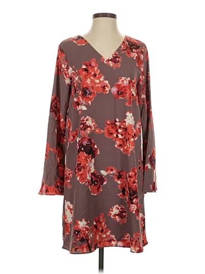 Pre-owned Sugar Lips Casual Dress In Gray