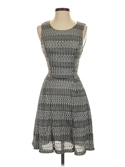 Pre-owned Sugar Lips Casual Dress In Gray