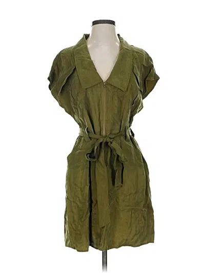 Pre-owned Sugar Lips Casual Dress In Green