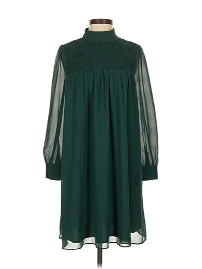 Pre-owned Sugar Lips Casual Dress In Green