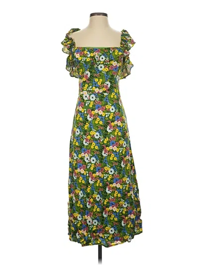 Pre-owned Sugar Lips Casual Dress In Green