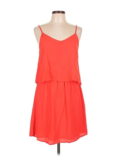 Pre-owned Sugar Lips Casual Dress In Orange