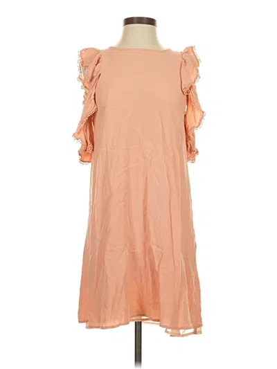 Pre-owned Sugar Lips Casual Dress In Orange