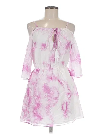 Pre-owned Sugar Lips Casual Dress In Pink
