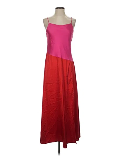 Pre-owned Sugar Lips Casual Dress In Red