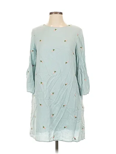 Pre-owned Sugar Lips Casual Dress In Teal
