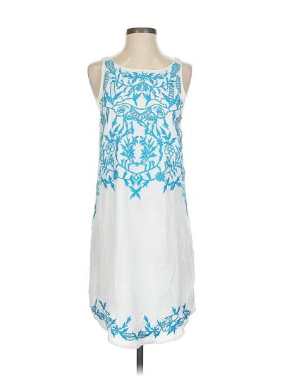 Pre-owned Sugar Lips Casual Dress In White