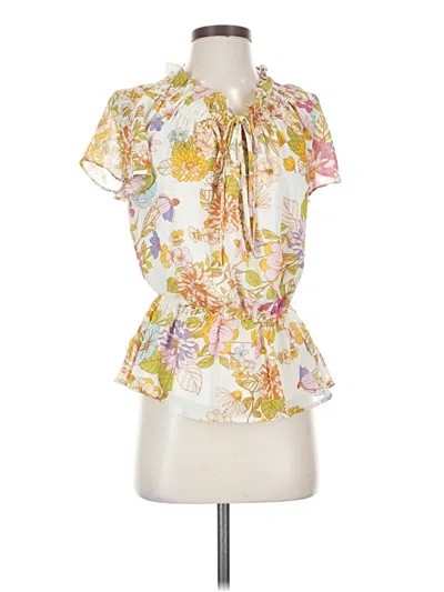 Pre-owned Sugar Lips Casual Dress In White