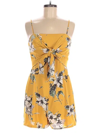 Pre-owned Sugar Lips Casual Dress In Yellow