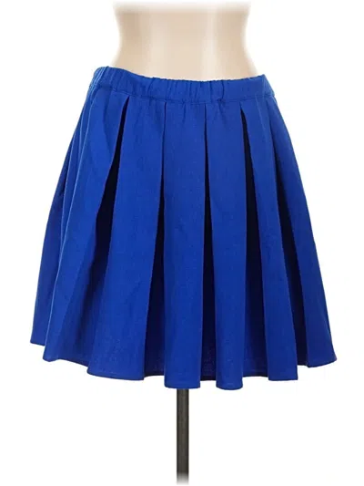 Pre-owned Sugar Lips Casual Skirt In Blue