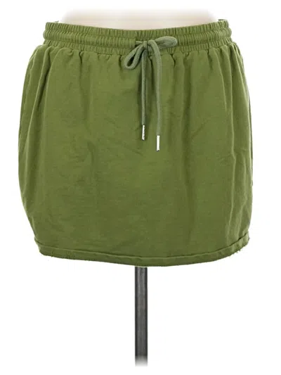 Pre-owned Sugar Lips Casual Skirt In Green