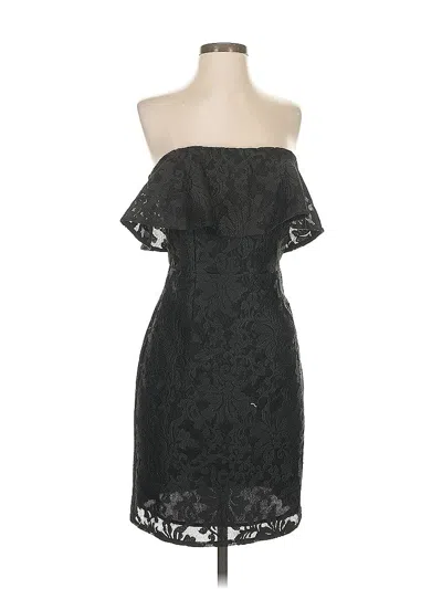 Pre-owned Sugar Lips Cocktail Dress In Black
