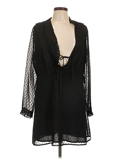 Pre-owned Sugar Lips Cocktail Dress In Black