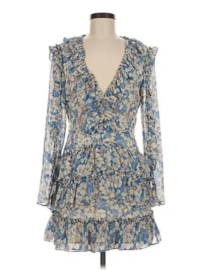 Pre-owned Sugar Lips Cocktail Dress In Blue