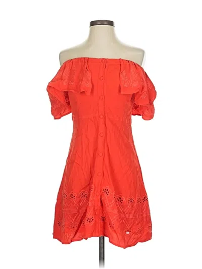 Pre-owned Sugar Lips Cocktail Dress In Orange