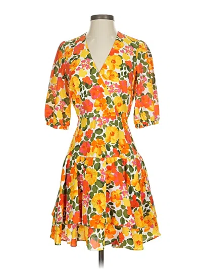 Pre-owned Sugar Lips Cocktail Dress In Orange