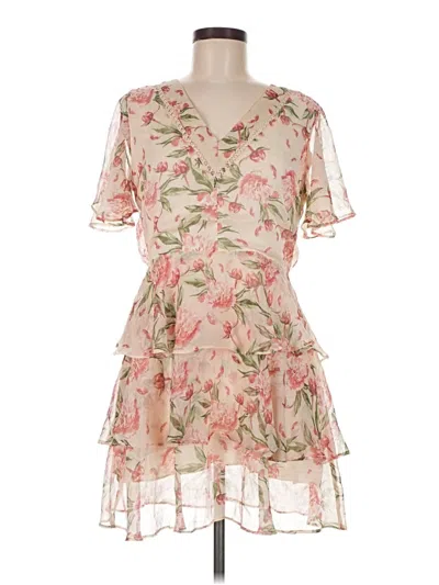 Pre-owned Sugar Lips Cocktail Dress In Pink