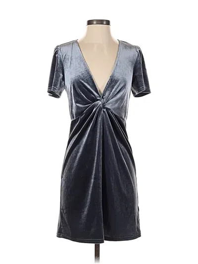 Pre-owned Sugar Lips Cocktail Dress In Silver