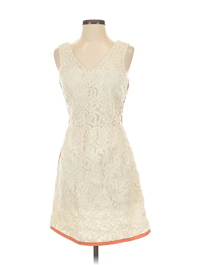 Pre-owned Sugar Lips Cocktail Dress In White