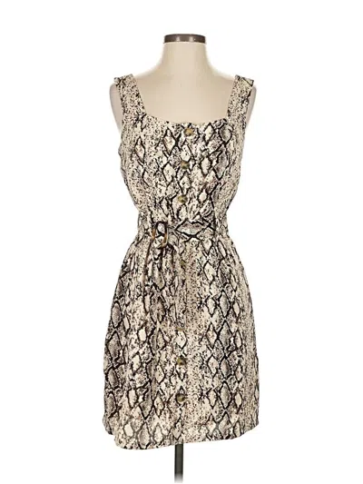 Pre-owned Sugar Lips Cocktail Dress In White