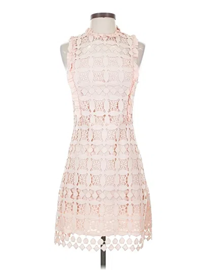 Pre-owned Sugar Lips Cocktail Dress In White