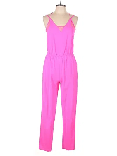 Pre-owned Sugar Lips Jumpsuit In Pink