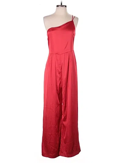 Pre-owned Sugar Lips Jumpsuit In Red