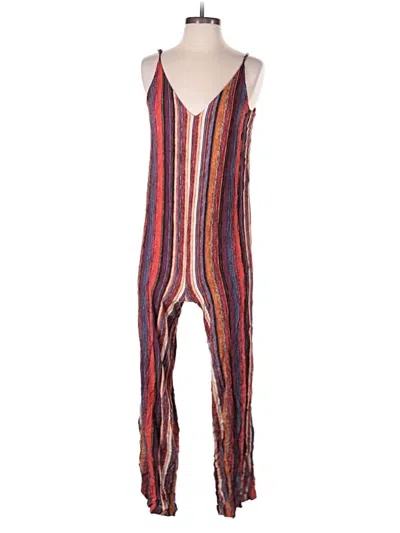 Pre-owned Sugar Lips Jumpsuit In Red