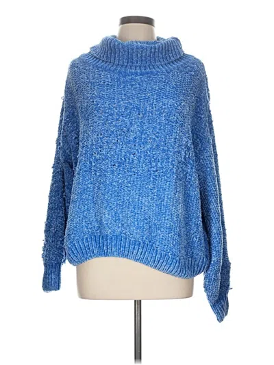 Pre-owned Sugar Lips Pullover Sweater In Blue