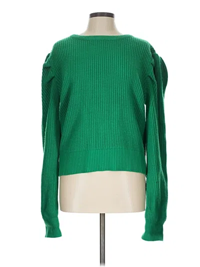 Pre-owned Sugar Lips Pullover Sweater In Green