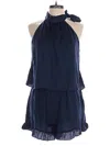 Sugar Lips Romper In Blue