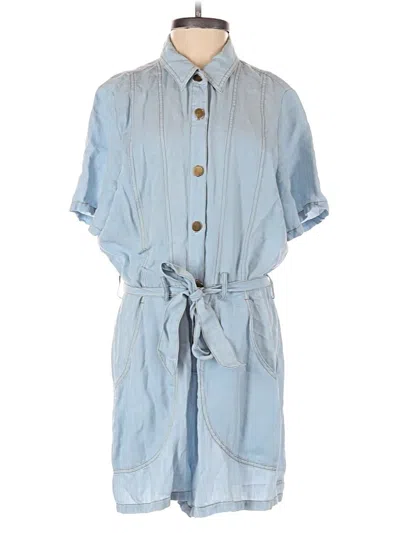 Pre-owned Sugar Lips Romper In Blue