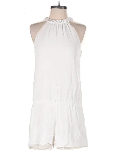 Pre-owned Sugar Lips Romper In White