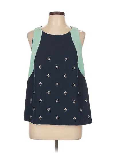 Pre-owned Sugar Lips Sleeveless Blouse In Blue