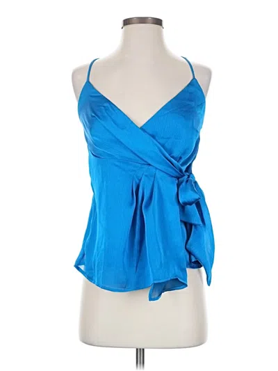Pre-owned Sugar Lips Sleeveless Blouse In Blue