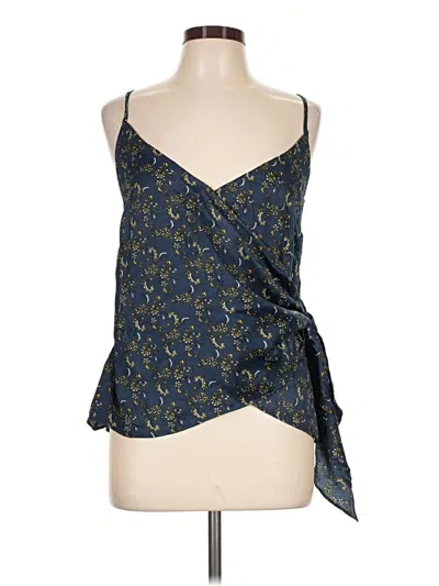 Pre-owned Sugar Lips Sleeveless Blouse In Blue