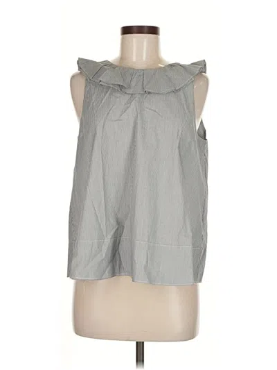 Pre-owned Sugar Lips Sleeveless Blouse In Gray