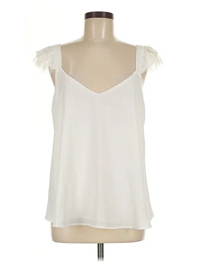 Sugar Lips Sleeveless Blouse In Ivory