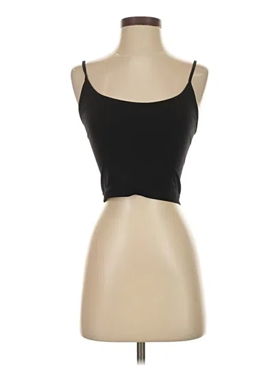 Pre-owned Sugar Lips Tube Top Black Strapless Neckline Tops